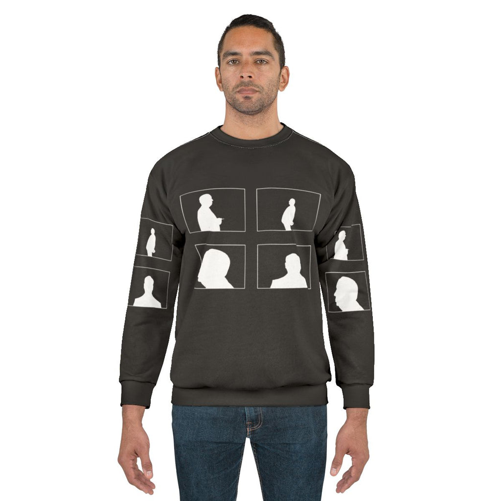 Alfred Hitchcock Shadows Sweatshirt - Iconic Fan Art