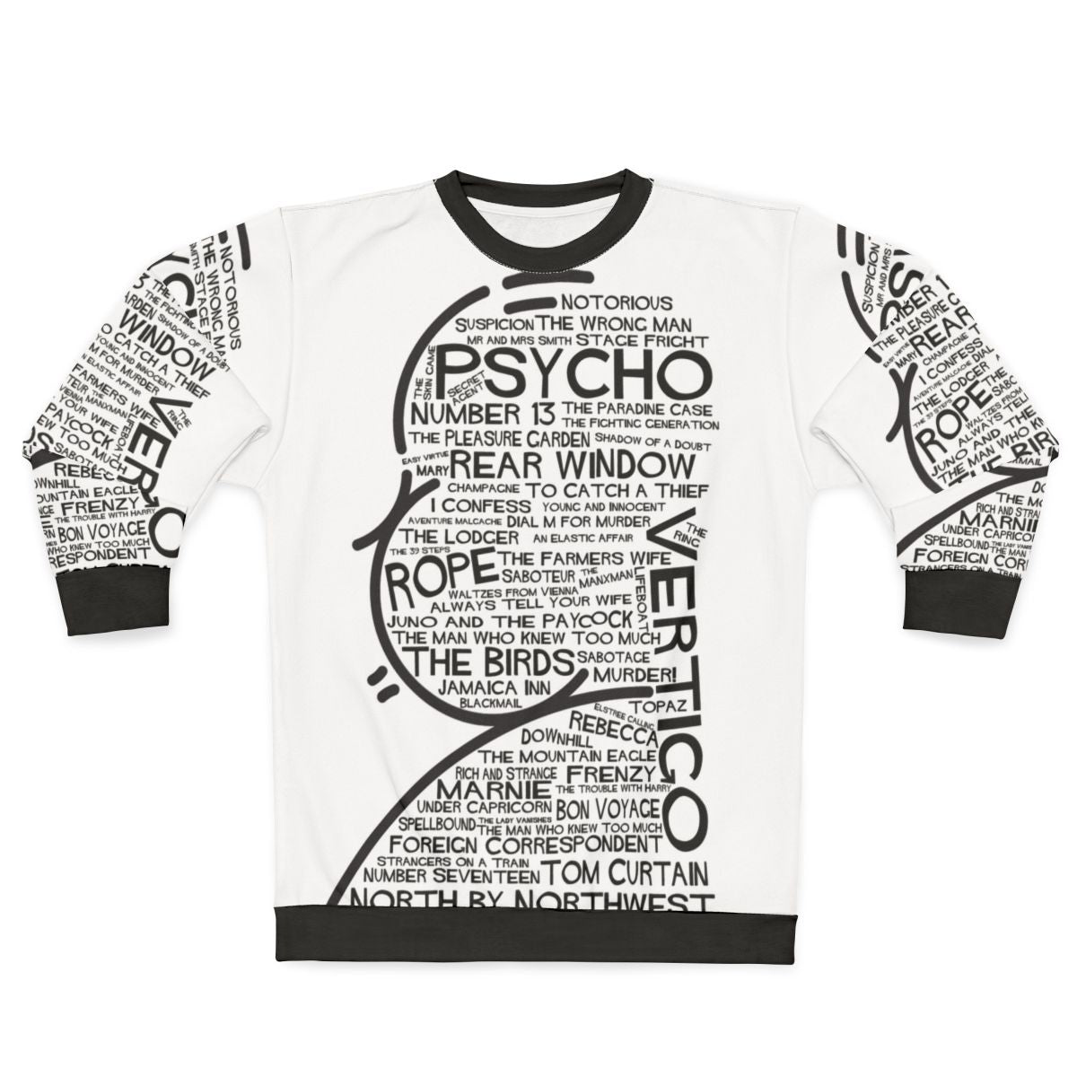Classic Alfred Hitchcock Fan Art Sweatshirt