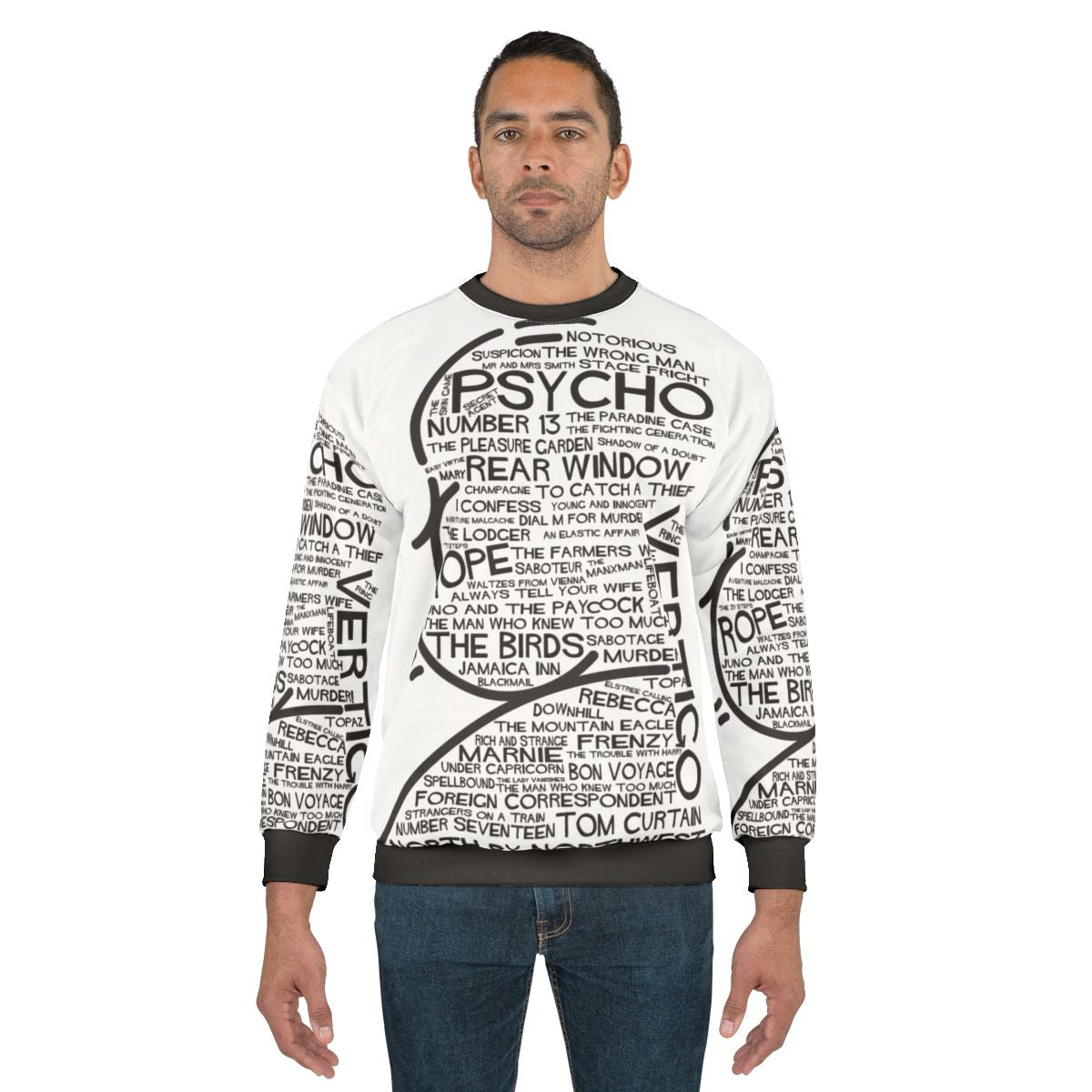 Classic Alfred Hitchcock Fan Art Sweatshirt