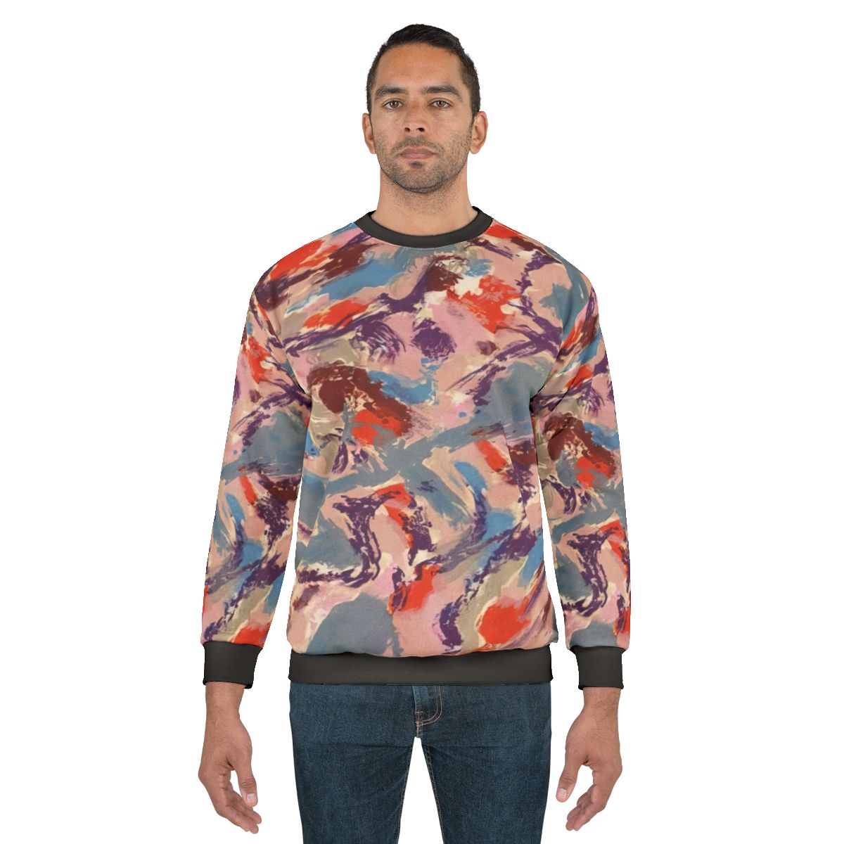 Alfred Manessier Abstract Art Inspired Sweatshirt