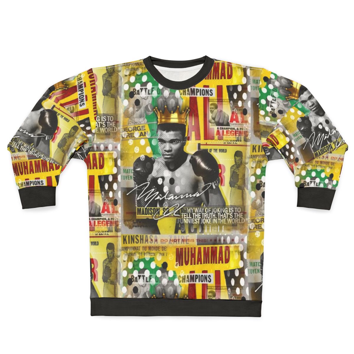 Muhammad Ali boxing sweatshirt