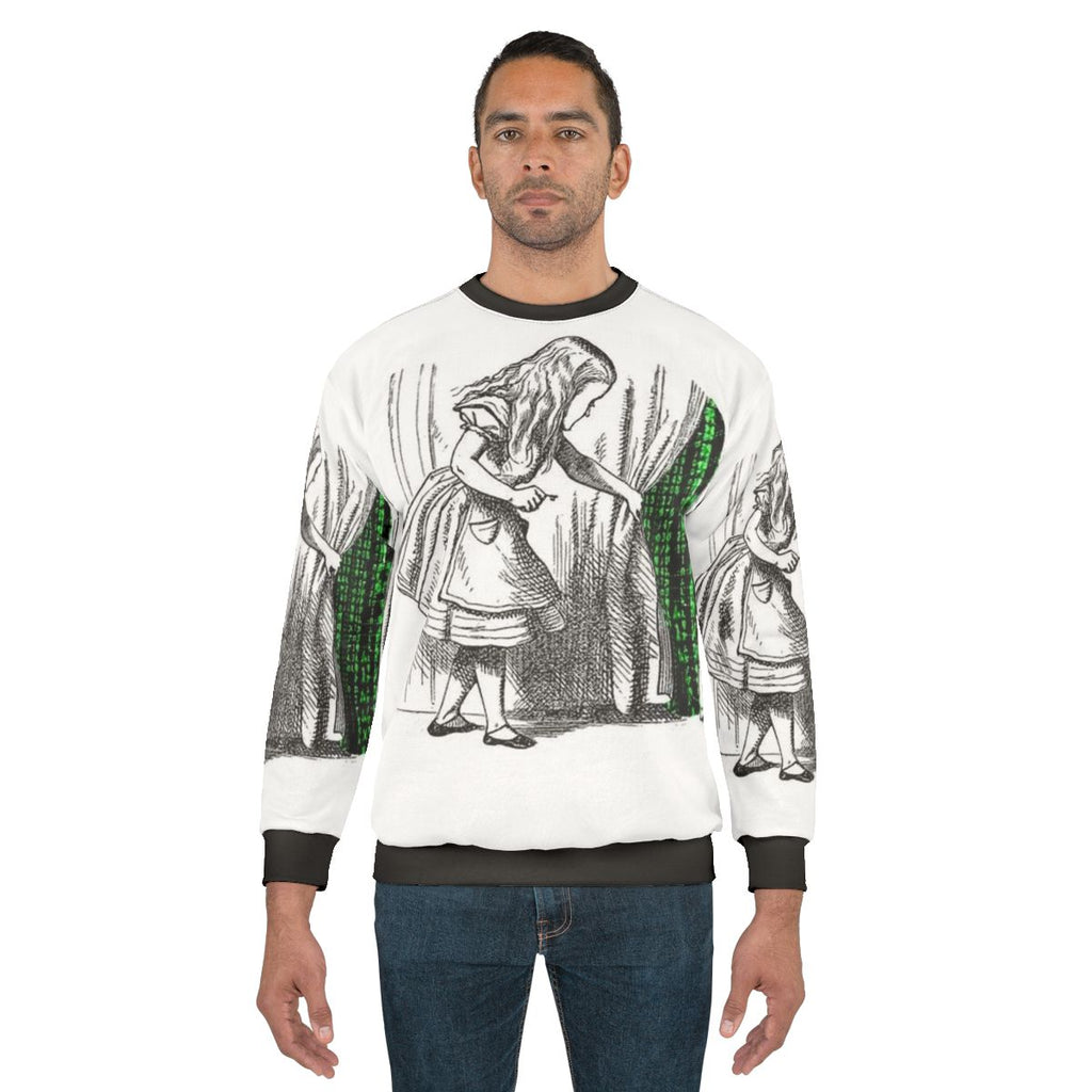 Alice in Matrix Philosophy Sweatshirt