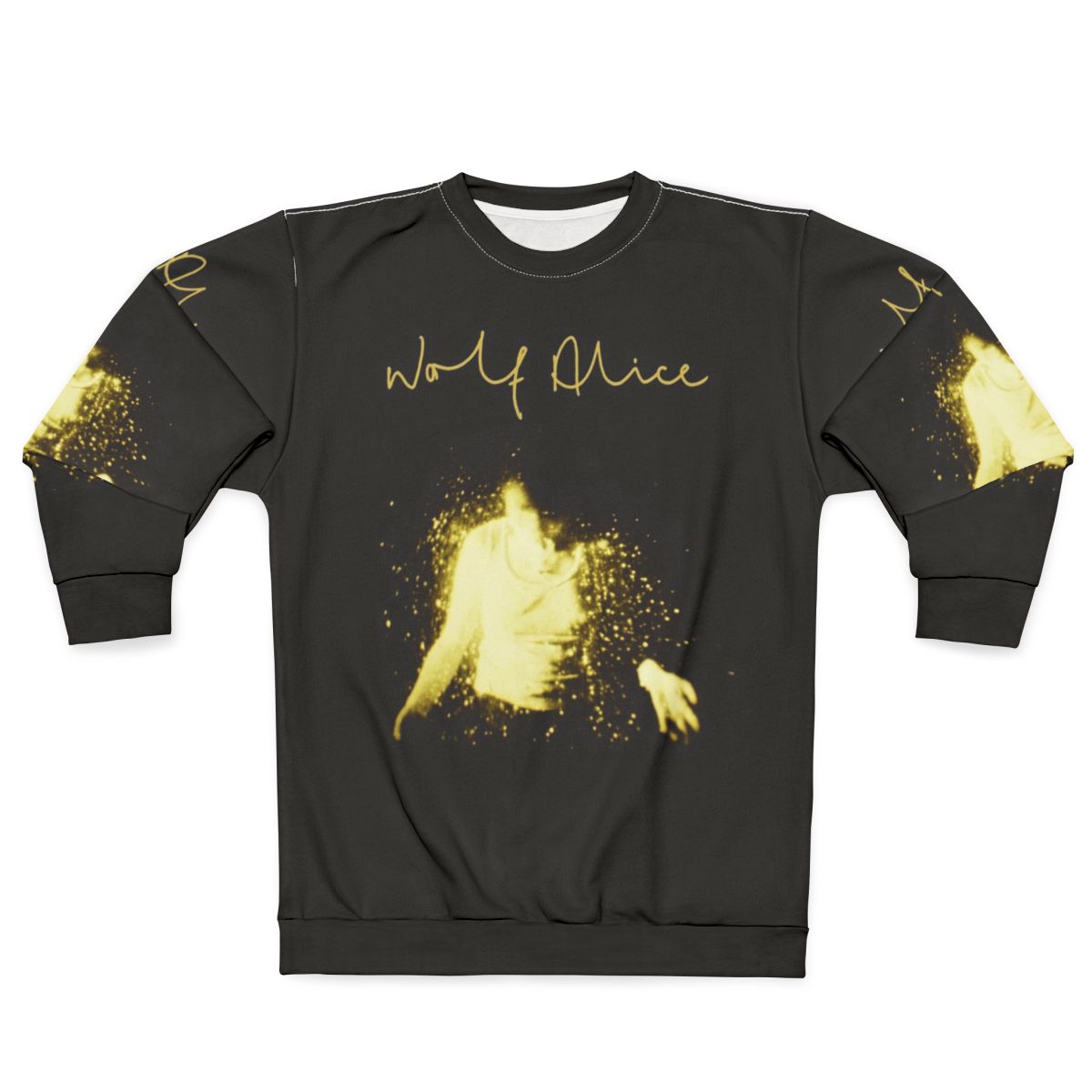 Masjuni sweatshirt with wolf design and "My Love is Cool 2021" text