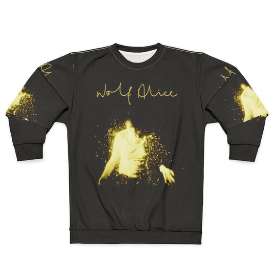 Masjuni sweatshirt with wolf design and "My Love is Cool 2021" text