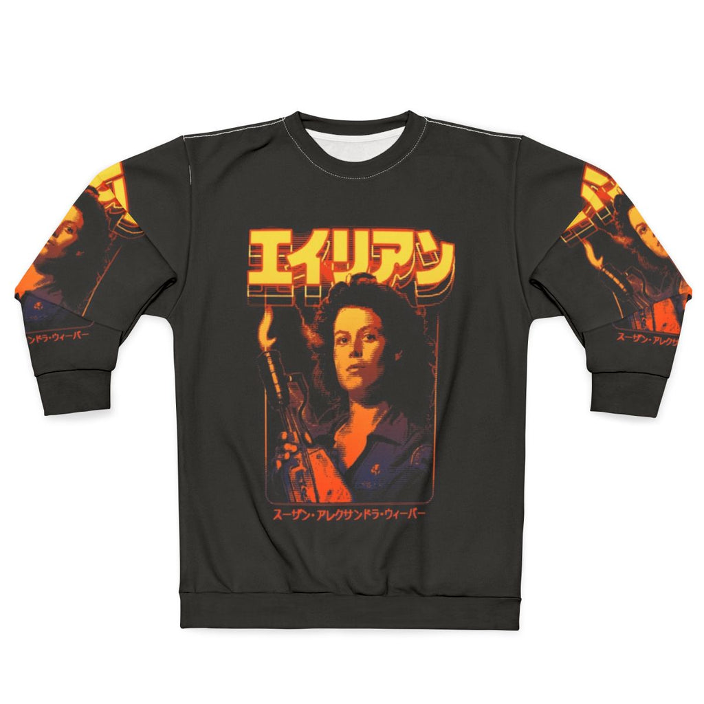 Alien Ellen Ripley sci-fi retro gaming sweatshirt