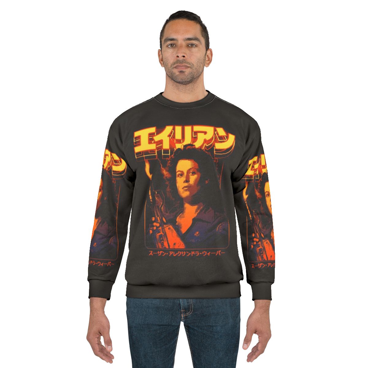 Alien Ellen Ripley sci-fi retro gaming sweatshirt