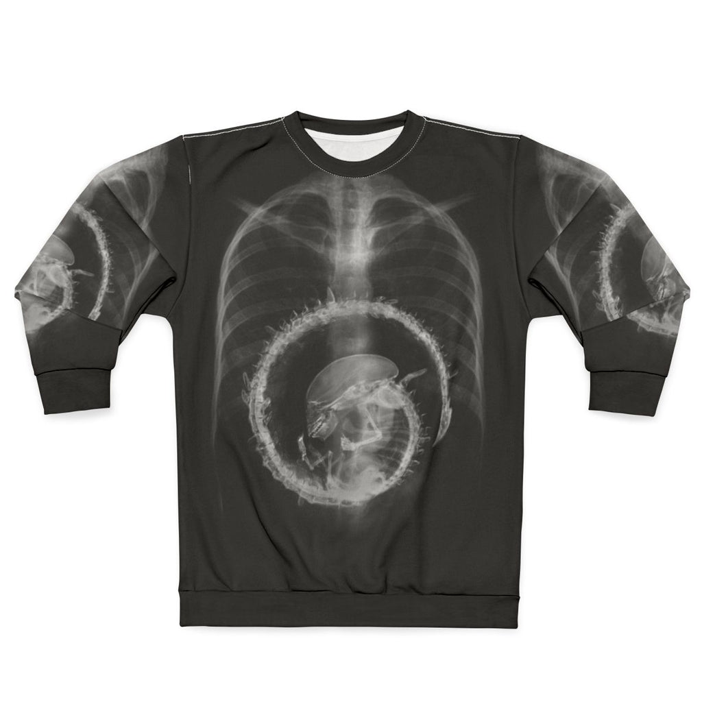 Alien radiography x-ray sci-fi horror sweatshirt