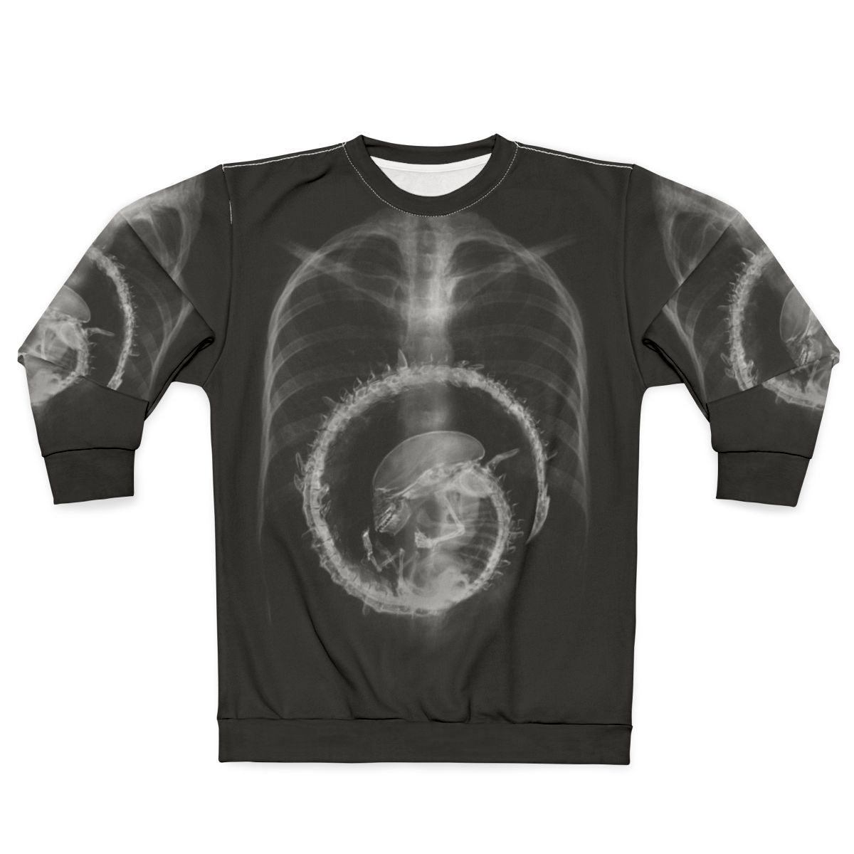 Alien radiography x-ray sci-fi horror sweatshirt