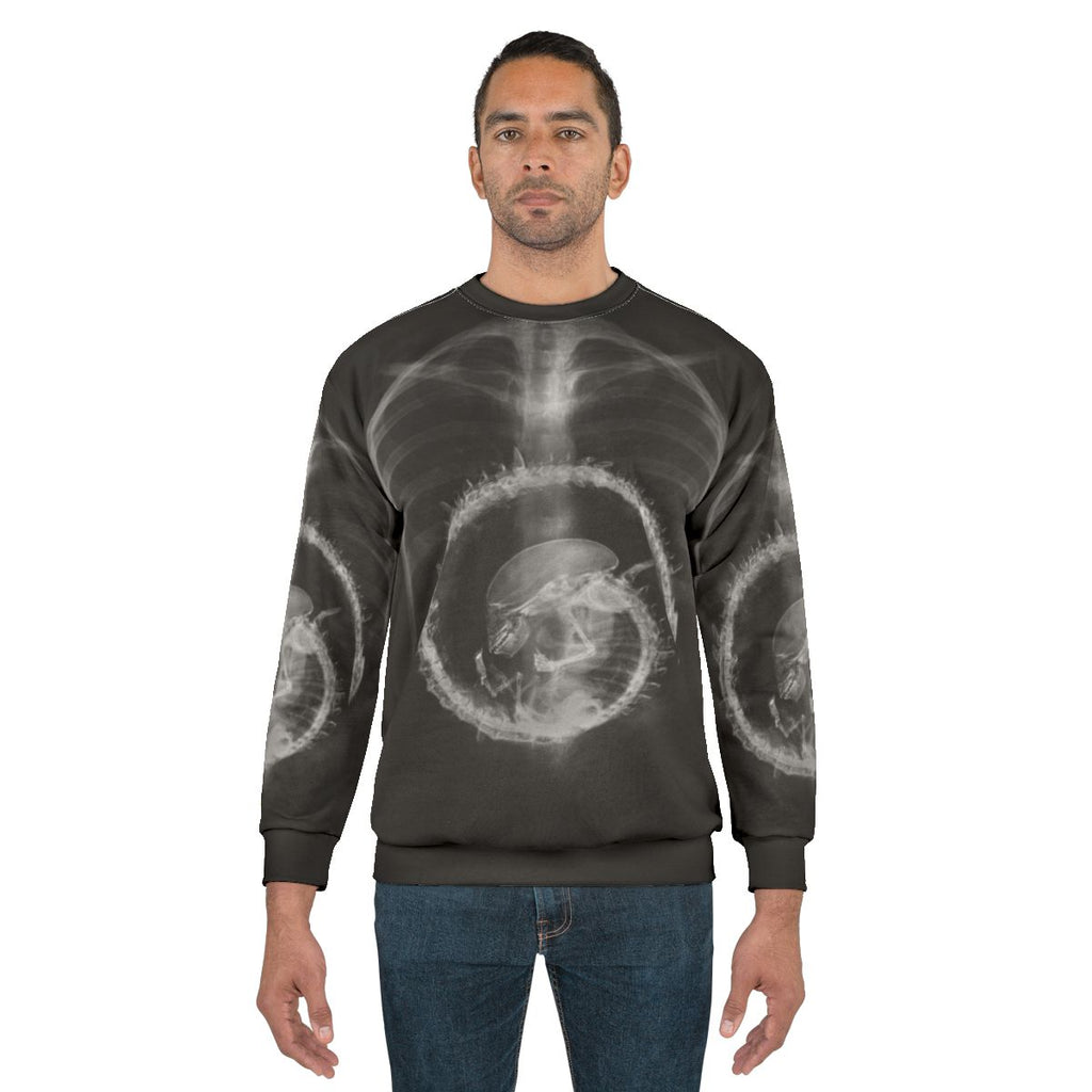 Alien radiography x-ray sci-fi horror sweatshirt