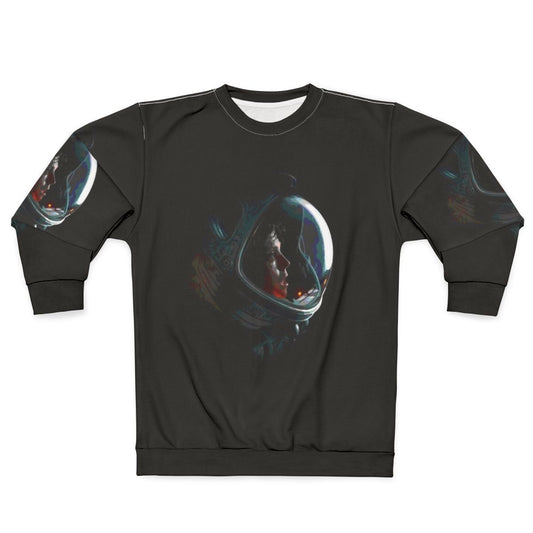 Iconic Alien Ripley Sweatshirt - Retro Sci-Fi Movie Merchandise