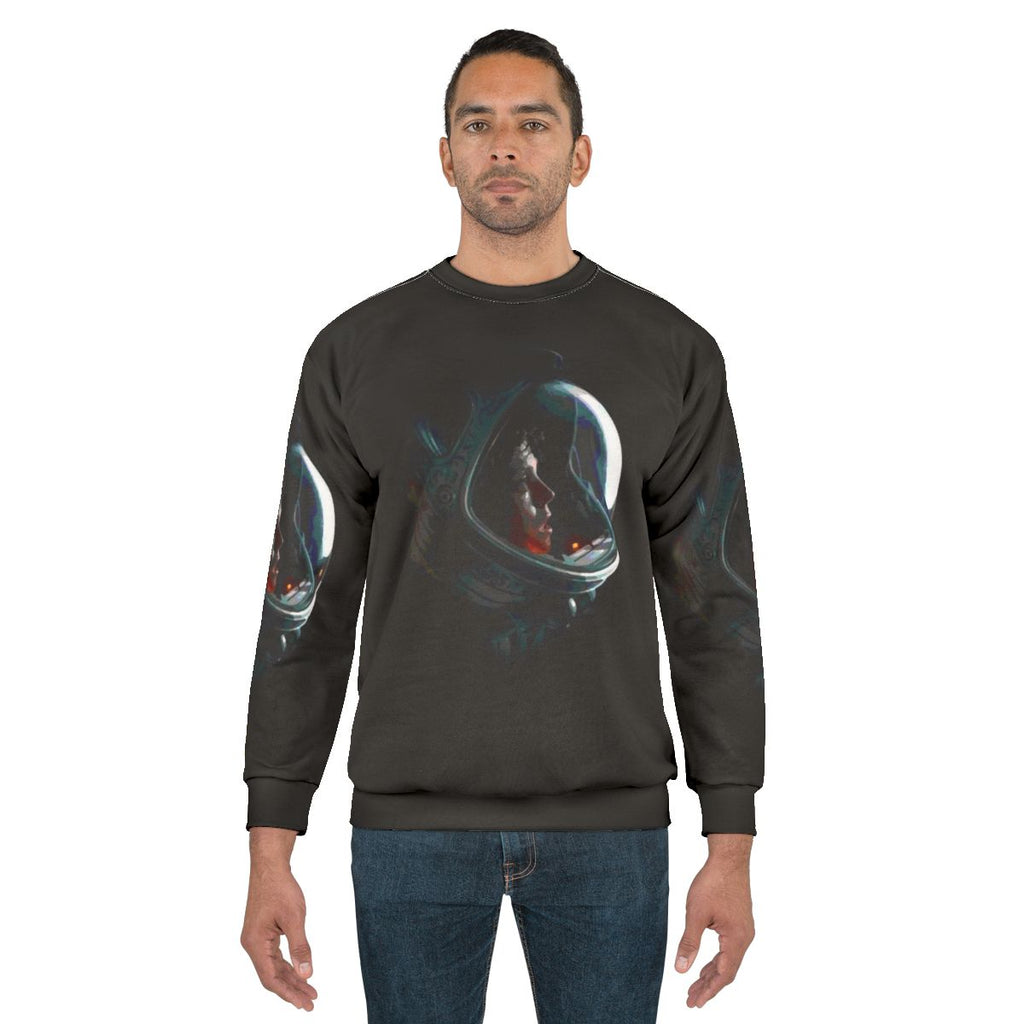 Iconic Alien Ripley Sweatshirt - Retro Sci-Fi Movie Merchandise