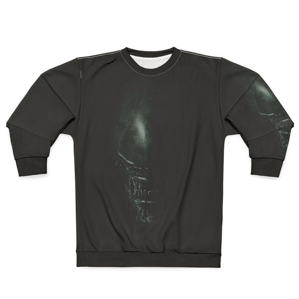 Alien sci-fi retro minimalist sweatshirt