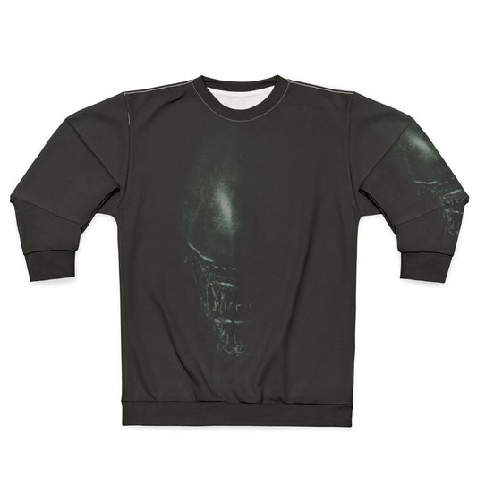 Alien sci-fi retro minimalist sweatshirt