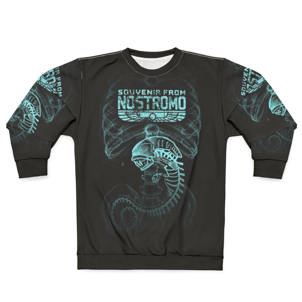 Alien X-Ray Sweatshirt with X-Ray Image