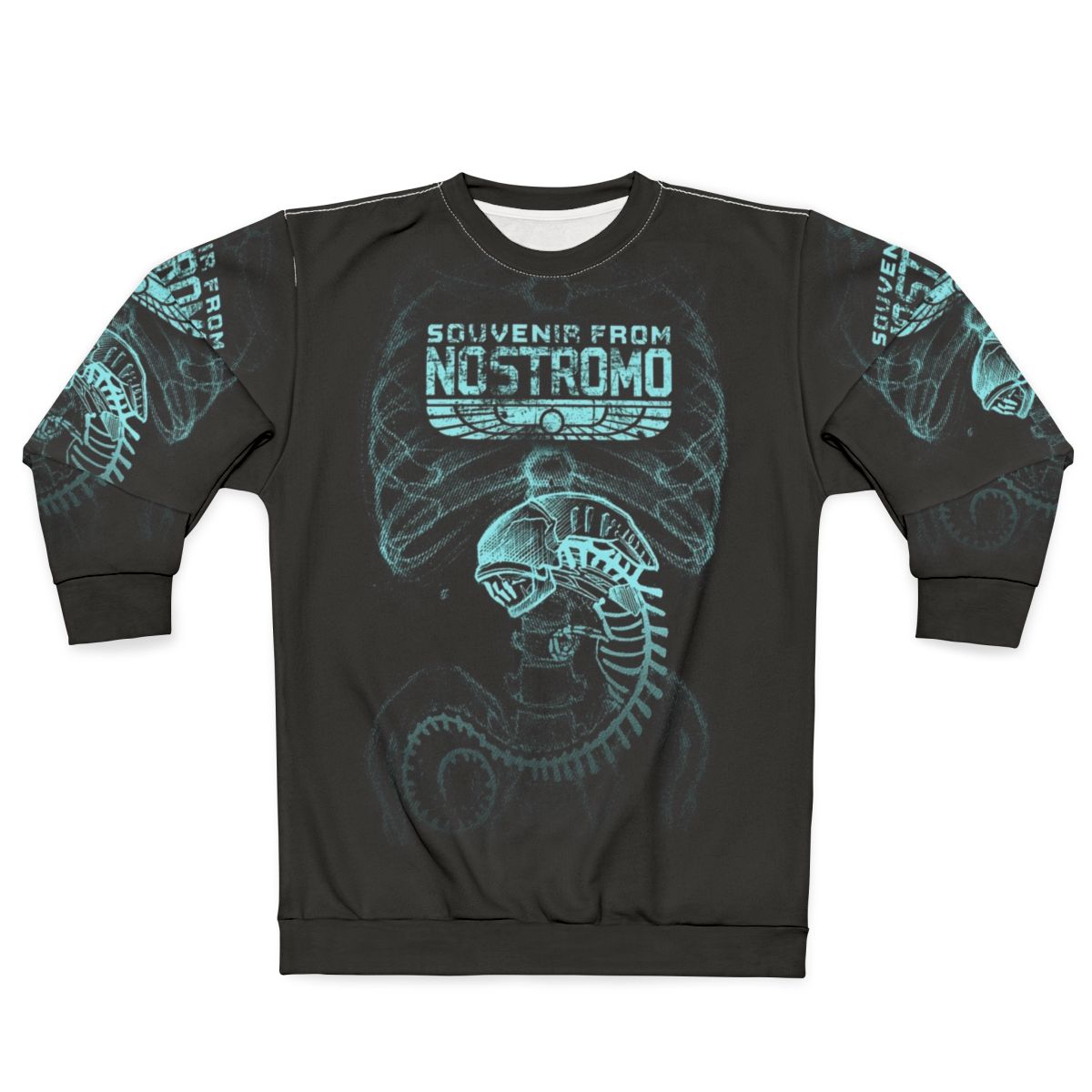 Alien X-Ray Sweatshirt with X-Ray Image