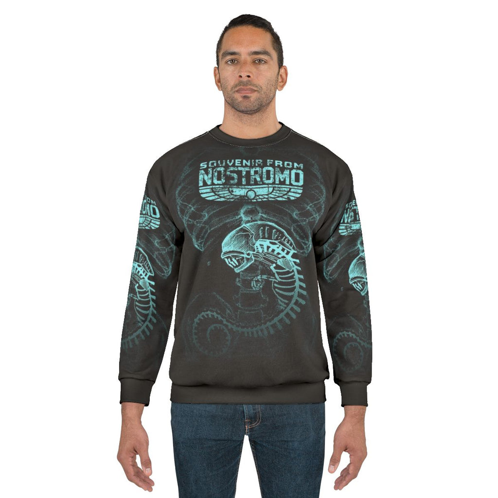 Alien X-Ray Sweatshirt with X-Ray Image