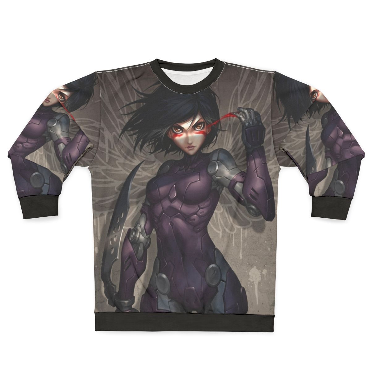 Alita: Battle Angel Inspired Cyberpunk Sweatshirt