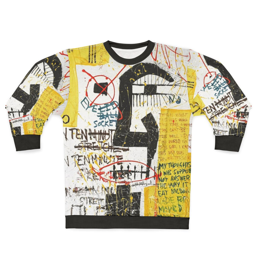 Alive Abstract Art Sweatshirt - Modern Neo-Expressionism