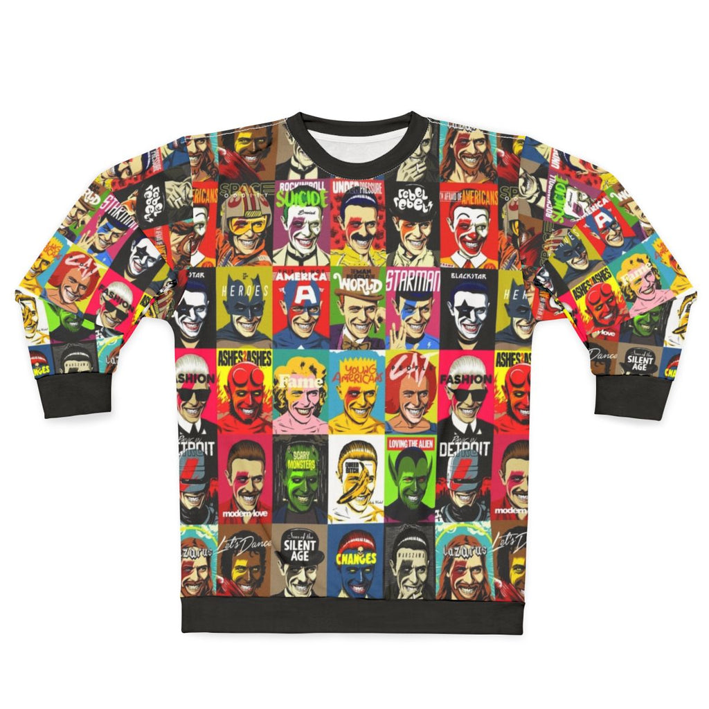 Retro "All The Changes" 80s pop culture sweatshirt