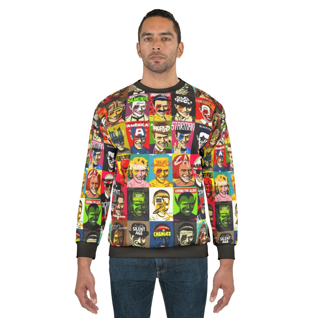 Retro "All The Changes" 80s pop culture sweatshirt
