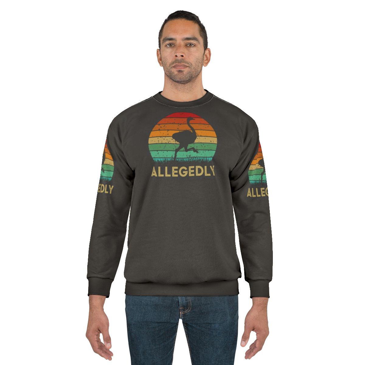 Allegedly Ostrich Sweatshirt - Legendary Canadian Flightless Bird Apparel