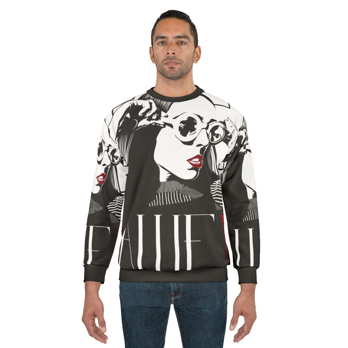 Allie X Portrait Sweatshirt featuring pop and indie music artist