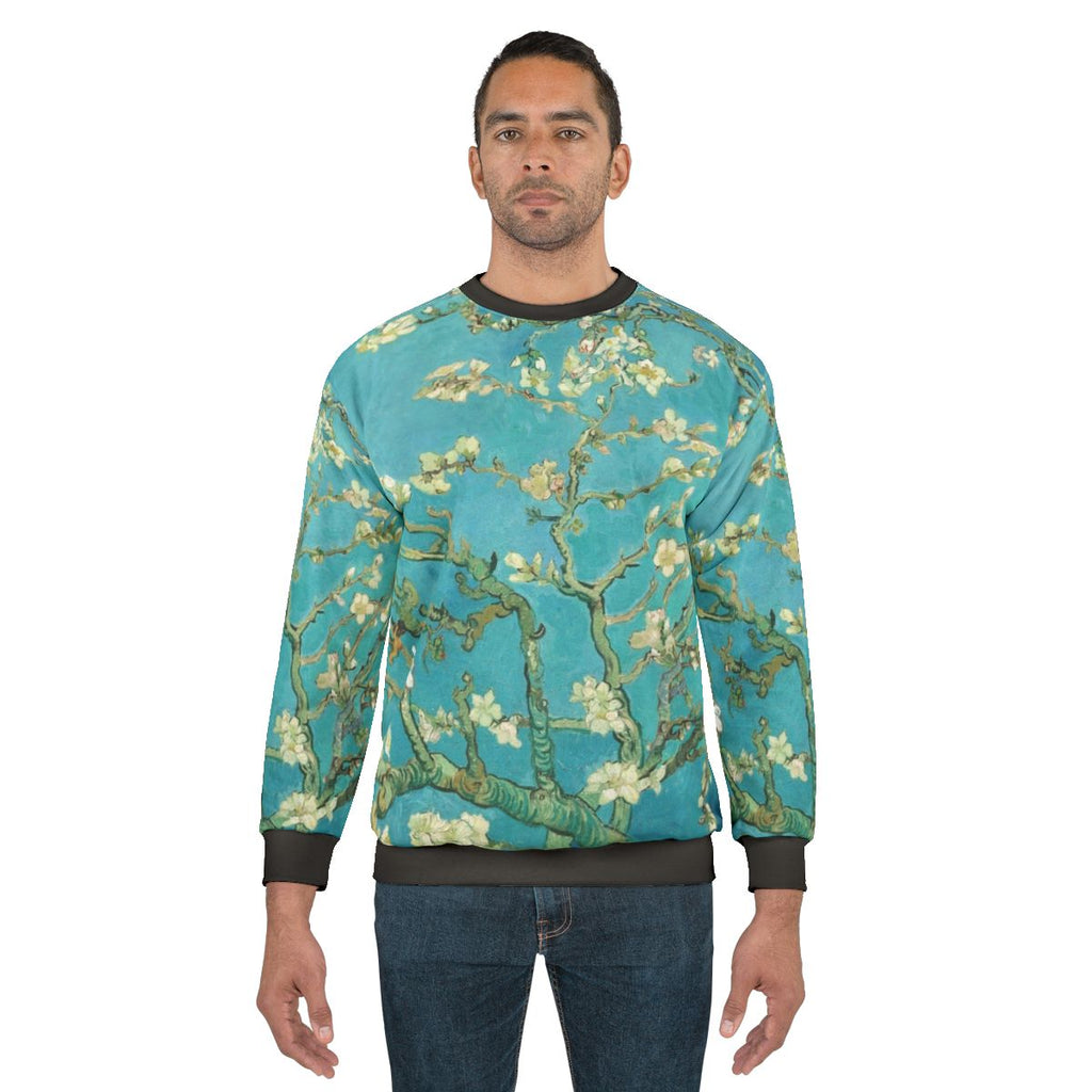 Almond blossoms by Vincent Van Gogh Impressionist art sweatshirt