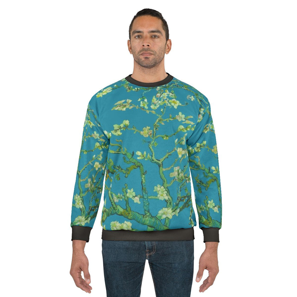 Almond blossom floral sweatshirt