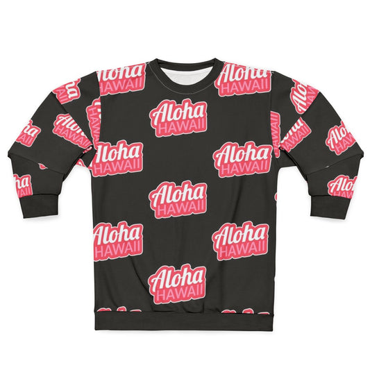 Aloha Summer Sweatshirt - Cozy Hawaiian-Inspired Casual Fashion