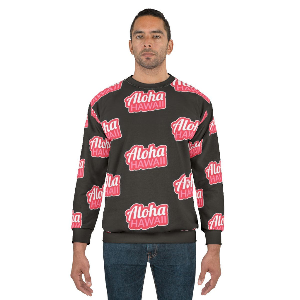 Aloha Summer Sweatshirt - Cozy Hawaiian-Inspired Casual Fashion