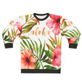Aloha tropical Hawaiian floral watercolor sweatshirt