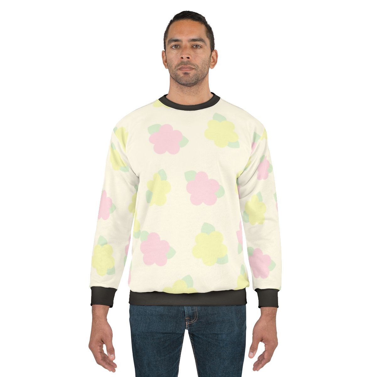 Alola Flowers Sweatshirt featuring tropical floral design from Pokemon Sun and Moon