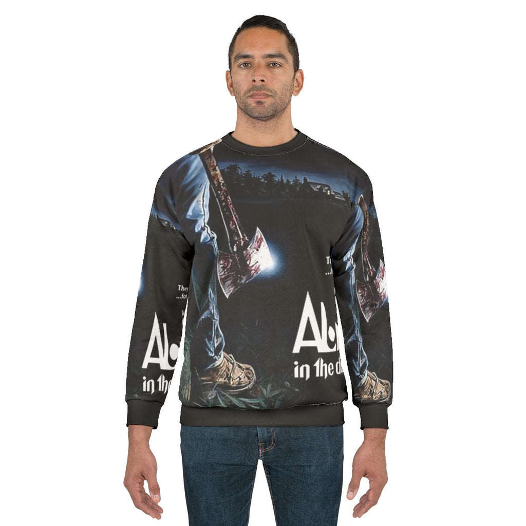 Vintage 1980s horror movie "Alone In The Dark" sweatshirt
