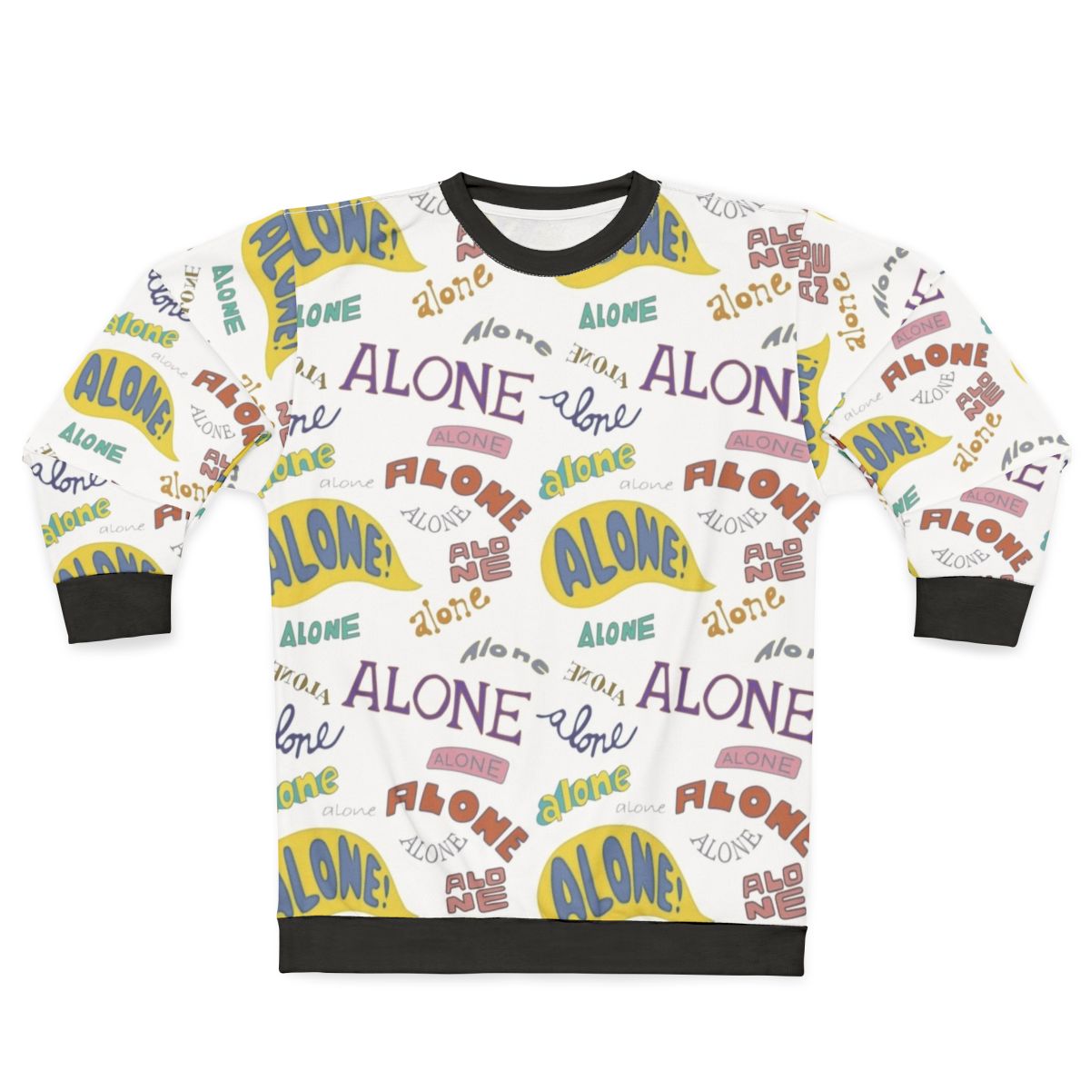 Alone Sweatshirt featuring Spongebob and Squidward