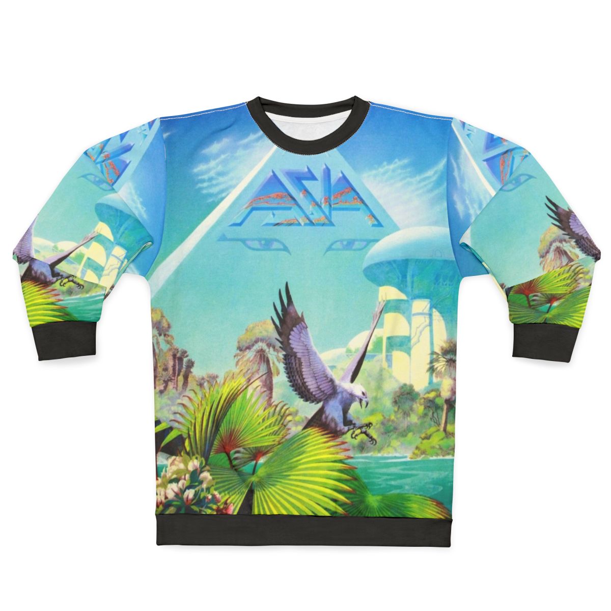 Alpha Sweatshirt featuring the iconic Asia band logo