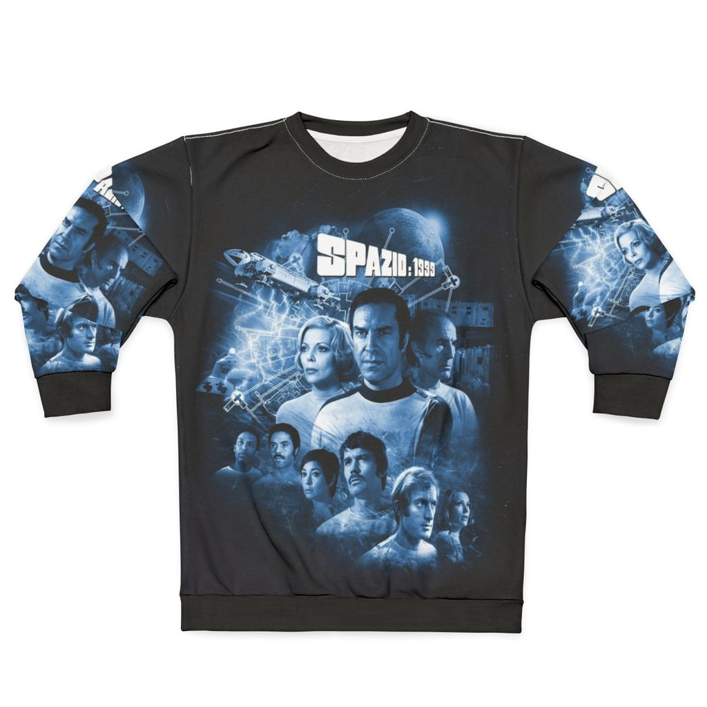 Retro Space 1999 Sci-Fi Sweatshirt with Alphan Logo