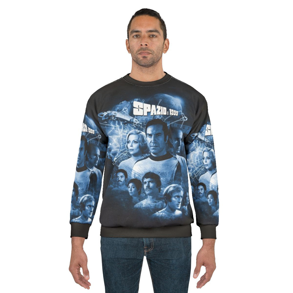 Retro Space 1999 Sci-Fi Sweatshirt with Alphan Logo