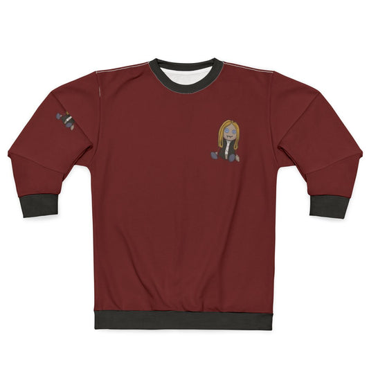 Alucard doll sweatshirt from Castlevania Netflix series
