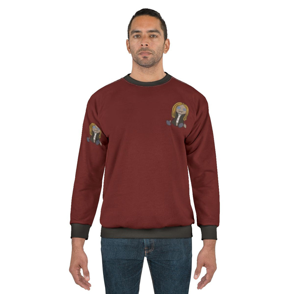 Alucard doll sweatshirt from Castlevania Netflix series