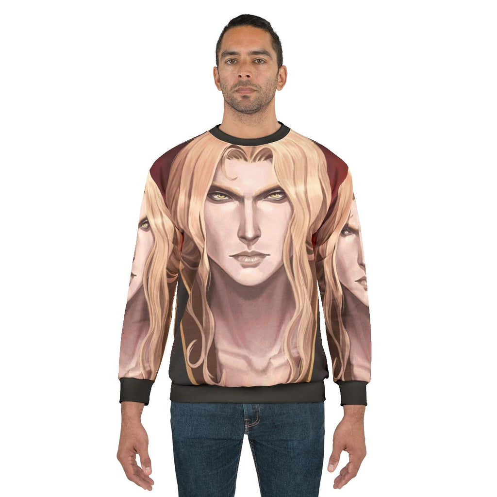 Alucard Fanart Castlevania Sweatshirt