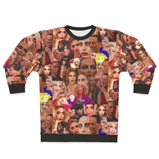 Alyssa Edwards Collage Sweatshirt featuring the famous drag queen from RuPaul's Drag Race