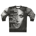 Alyssa Edwards text portrait graphic sweatshirt