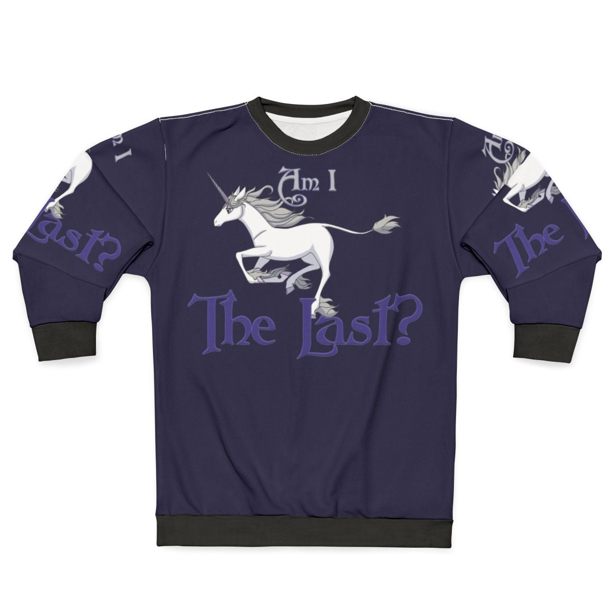 The Last Unicorn Graphic Sweatshirt Design