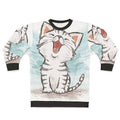 American Shorthair Cat Wearing Happy Sweatshirt