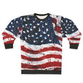 Patriotic American Sweatshirt with USA Flag Design