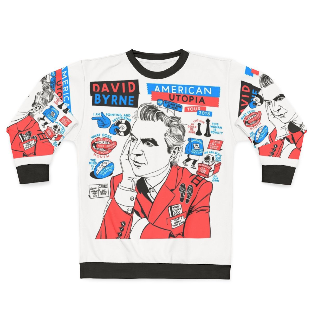 American Utopia 2018 David Byrne Sweatshirt