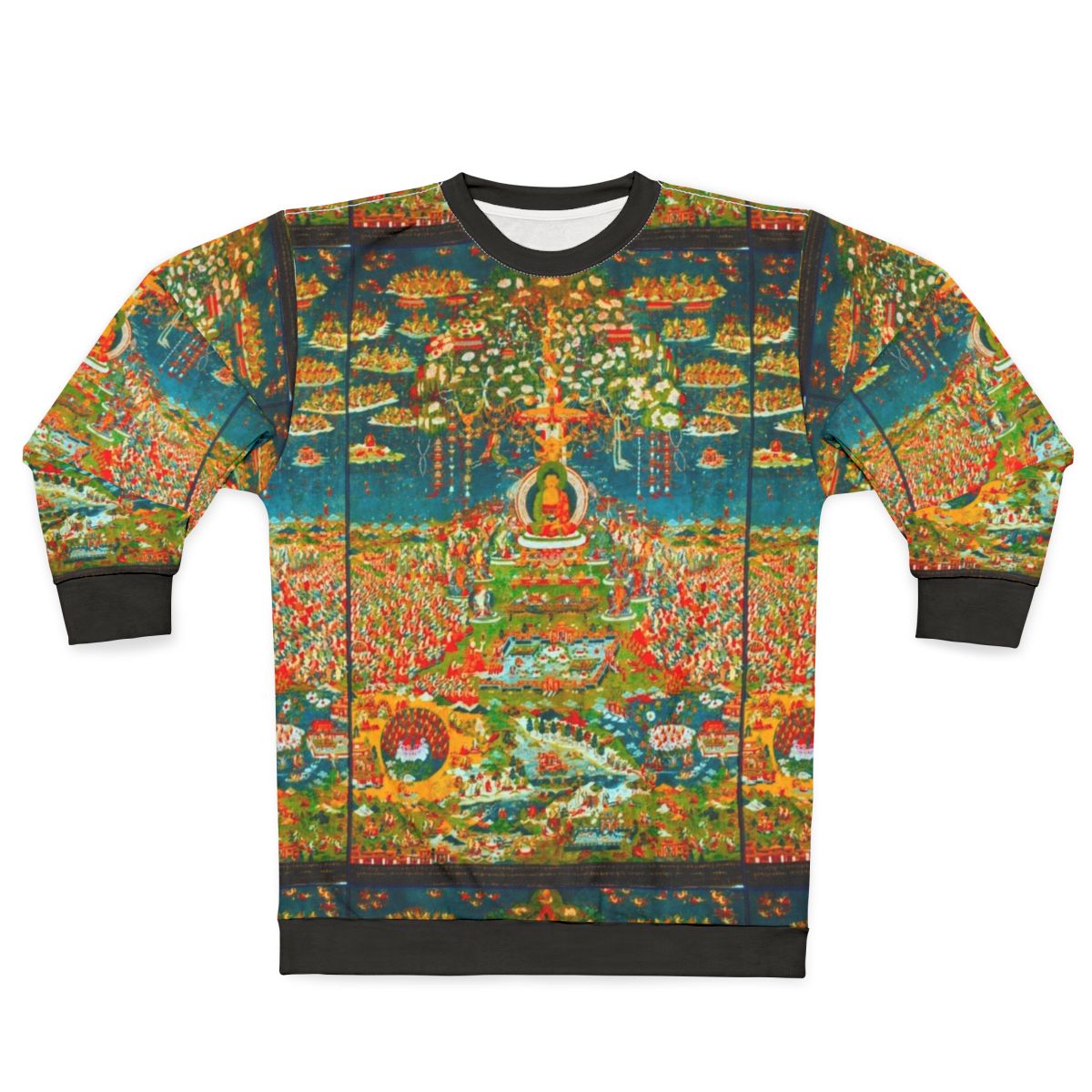 Amityaus Buddha Psychedelic Sweatshirt