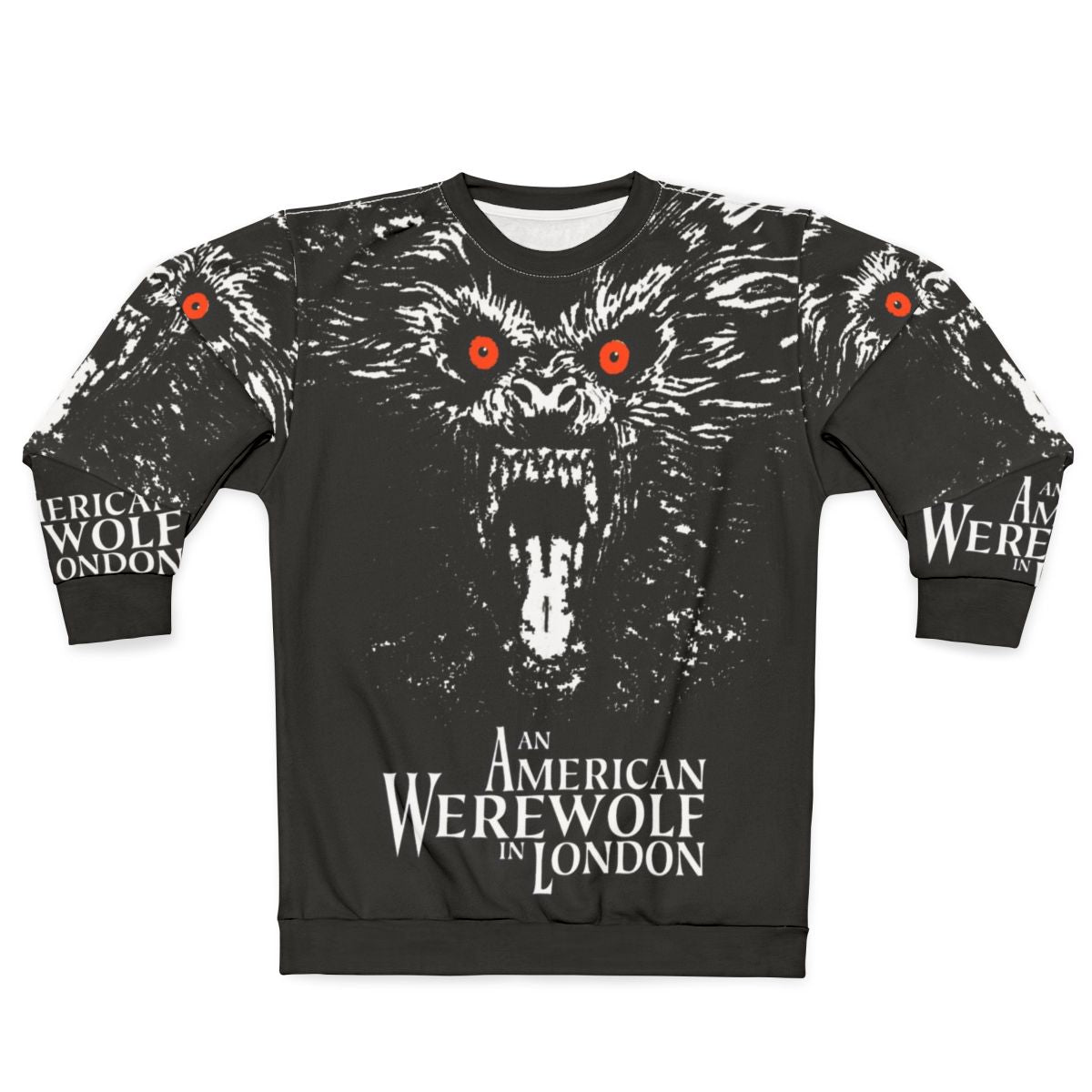 American Werewolf in London Sweatshirt - Horror Movie Graphic