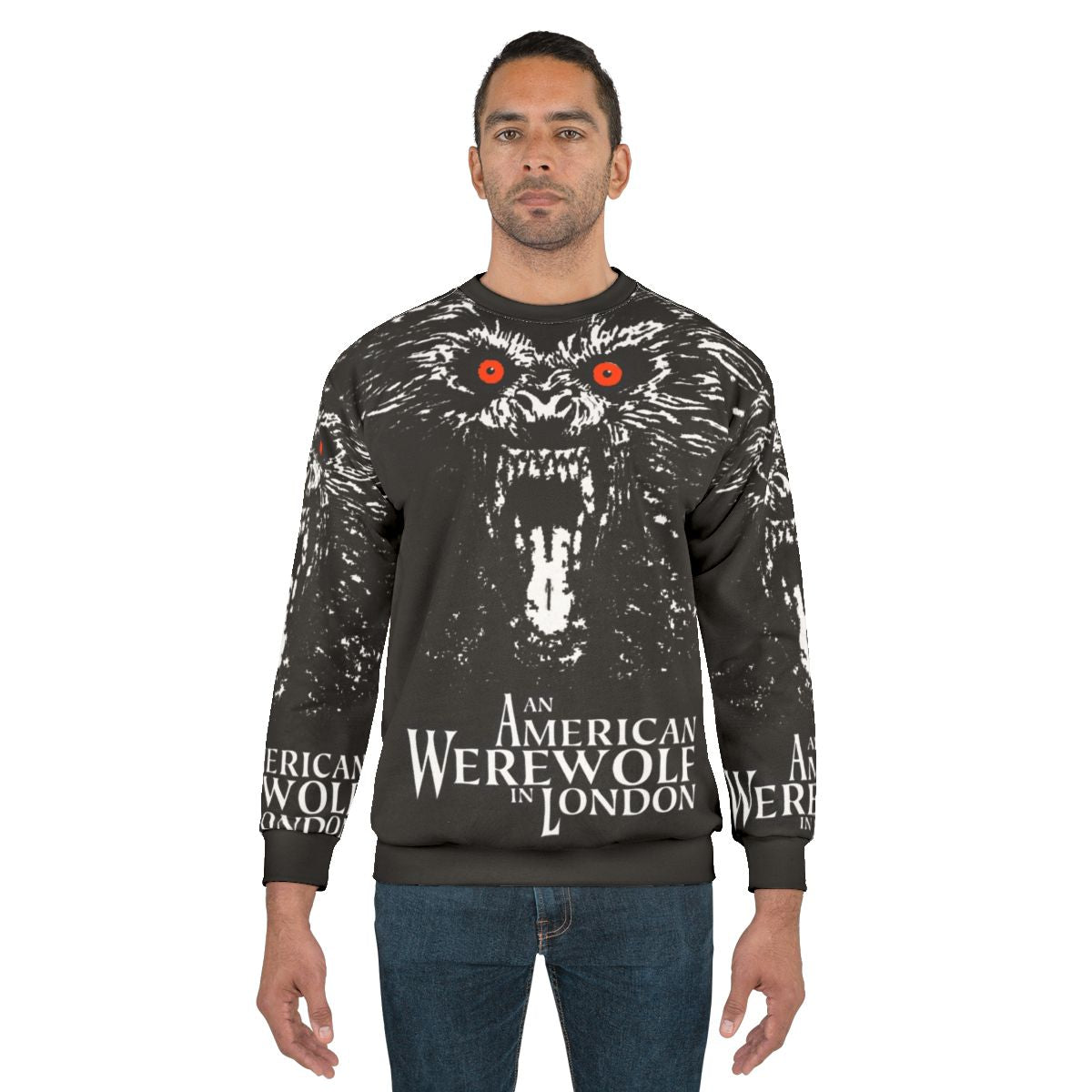 American Werewolf in London Sweatshirt - Horror Movie Graphic