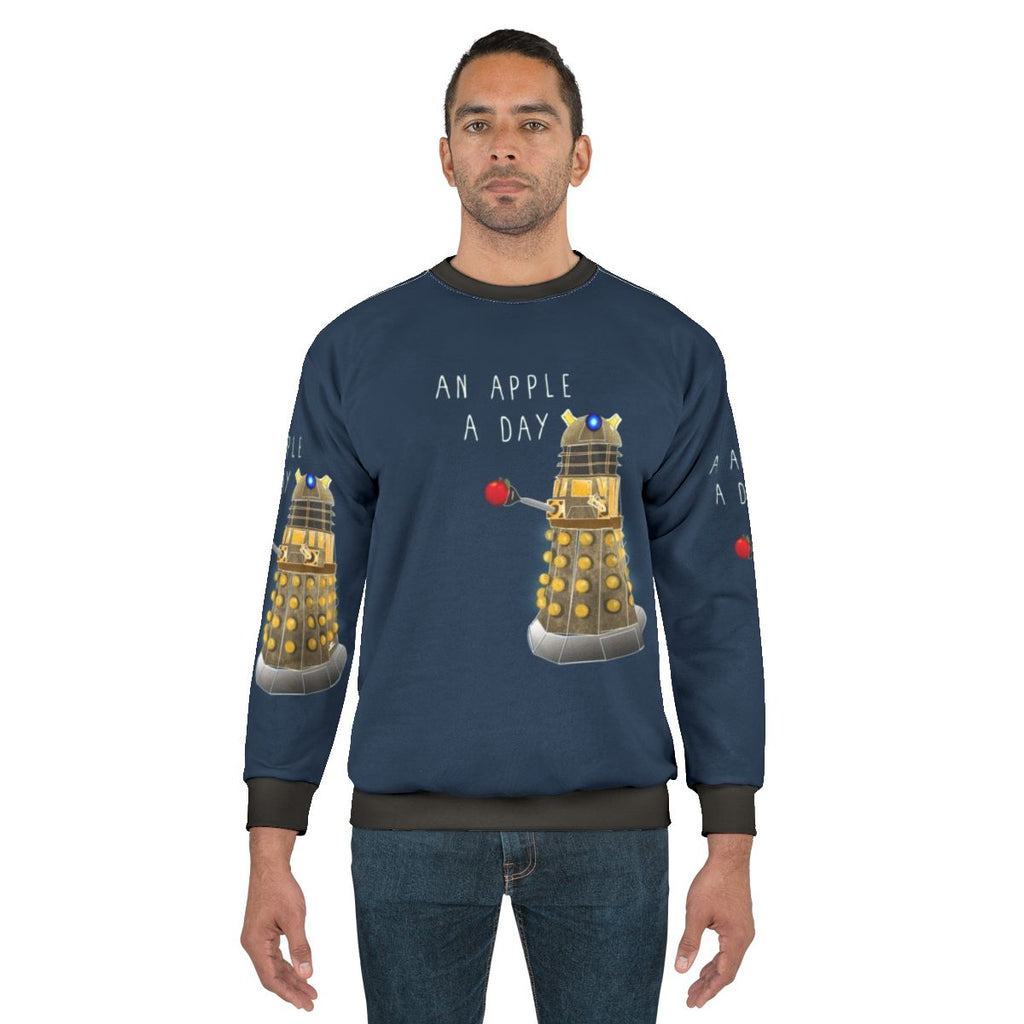 An Apple a Day Keeps the Doctor Away Nerdy Sweatshirt